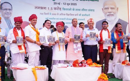 किसानों को नवीन कृषि तकनीक को अपनाने की जरूरत - मंत्री भागीरथ चौधरी