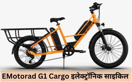 EMotorad G1 Cargo ई-साइकिल हुई लॉन्च , रिमूवेबल बैटरी के साथ मिलेगी स्मार्ट डिजिटल डिस्प्ले